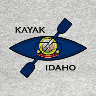 Kayak Idaho Flag T-Shirt